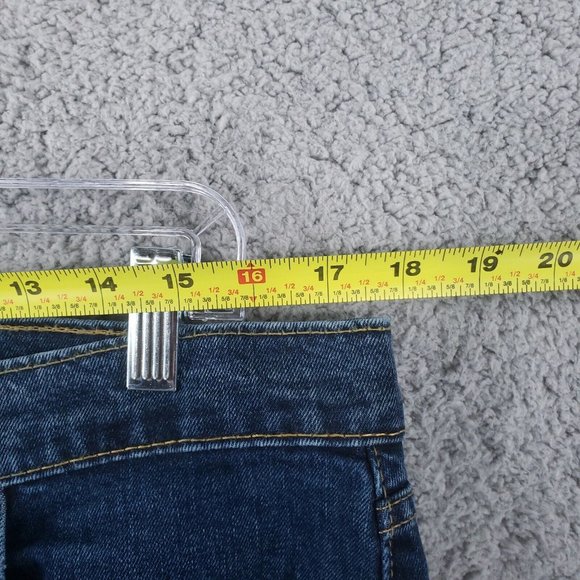 🚫SOLD🚫LEVI'S 527 Boot Cut Jeans Mens Sz 34x30 Dark Washed Faded Whiskered - Picture 10 of 14